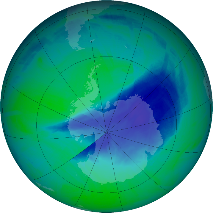 Ozone Map 2008-12-01